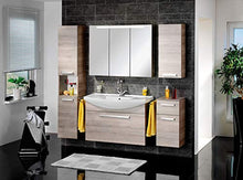 FACKELMANN A- Vero HS 35x179x31,5 Eiche 2Türe, Armadio Alto (2 x Ante), Corpo e Parte Anteriore Effetto Rovere Grigio, Singolo, Breite 35 cm-Anschlag frei wählbar, 16 unità