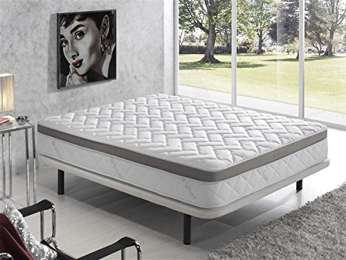 SIMPUR: Materasso in memory foam Premium con filo d'argento| Alto 25 cm | Piazza e Mezza 160x190| Qualitá di gamma alta | Massima Transpirazione | Tessuto speciale Silver TherapyAnti Statico…