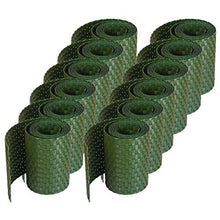 workingHOUSE Recinzione Giardino, Polyrattan, Frangivista, Protezione per Gli Sguardi Indiscreti, Pannelli per Recinzioni 255 cm x 19 cm (12x Verde)