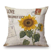 Xyfw 7 Pezzi Retro Cuscino per Fiori Cuscino per Ufficio Cuscino per La Casa Cuscino per Divano Federa per La Casa Cuscino per La Casa Decorazione Morbida per La Casa (Non con Anima)