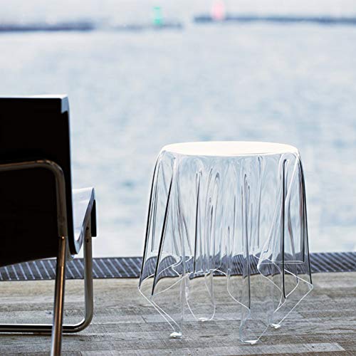 JHBW Tavolino Acrilico Ghost, Idea, Soggiorno, Tavolo Decorativo Balcone, Trasparente