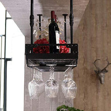 Portavini Portabottiglie in Ferro Sospeso, Regolabile in Altezza, Portabottiglie per Vino da Bar Ristorante, Portabottiglie per Vino, Portaoggetti (Size : 60cm)