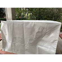 LSXIAO All'aperto Terrazza Fodere per Mobili, Tessuto Oxford Resistente, A Prova di Vento Impermeabile Anti-UV con Occhielli Adatto per Mobili Quadrati/Rettangolari