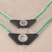 DLMSDG Telone in Vetro Trasparente, Vetro Trasparente Incatramata, Addensato Materiale Impermeabile Resistenza al Gelo Asola Zincata, Antigelo, Pieghevole, per Interni Ed Esterni(3x4m(9.8x13.1 ft))