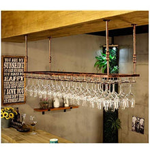 ZLJ Portabicchieri da Vino Portabicchiere da Vino Portabicchieri da Champagne Portabottiglie Portabottiglie da soffitto (Dimensioni: 60 * 35cm)
