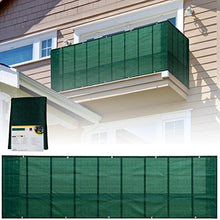 Telo Frangivista Balcone Verde, Telo Frangivista Recinzione Giardino, Robusta Plastica HDPE, Rete Ombreggiante e Protezione Privacy, Resistente Ai Raggi UV, Diverse Misure,100x400cm