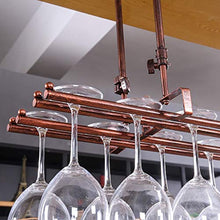 YWYW Wine Bar Wine Glass Rack Hanging Wine Glass Bar Hanging Creativo Europeo Portabottiglie da Vino Portabottiglie da Parete Industriale (Dimensioni: 80 * 25 cm)
