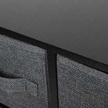 HYM Wide Storage Tower Dresser Organizer Unit con 7 Cassetti in Tessuto per Soggiorno Camera da Letto