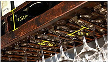 FYHH-JZHY Portabicchieri da Vino Rosso A Soffitto Portabicchieri da Appendere Portabottiglie Alto Regolabile in Altezza Portabottiglie Facile da Installare, Nero, 100 Cm