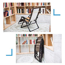 Sywlwxkq Sedia Relax da Ufficio in Balcone Sedie reclinabili Relaxer Sedie a gravità Zero Sedie a Sdraio Lettino Pieghevole Sedia da Giardino reclinabile ad altissima Larghezza per Patio es