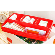 ColiCor - Armadietto per medicinali, kit di primo soccorso portatile, 17,5 x 27,5 x 17,5 cm