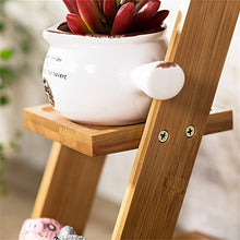 ZHYXJ-Flower Stand Tavolino in Legno Multistrato in Rack per Legno 001