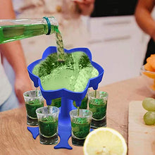 TINGYIN 6 Presa per Dispenser Gratuita distributori rapidi-Dispenser di Vetro e Supporto Bar Party Weekend distributore Cocktail portabottiglie Secchiello da Tavolo