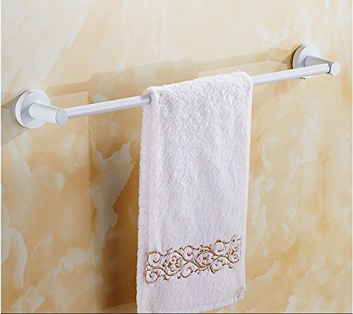 MBYW Portasciugamani Moderno Alto carico Portasciugamani Elegante da Bagno Mensola portaoggetti Porta Asciugamani, Stile Europeo, Bagno, Acciaio Inossidabile, palo Singolo, 40 cm (Tipo a Parete)