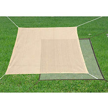 BYWWANG Maglia Resistente all'ombreggiamento della Protezione Solare Maglia Resistente e Durevole per la Serra del granaio del Fiore della pianta da Giardino (5 * 6M Beige)