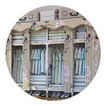 TWDYC Semplice Panno Guardaroba Tubo di Acciaio di Rinforzo Grassetto Armadio Camera da Letto Matrimoniale Mobili Piano Semplice Piegatura (Color : A)