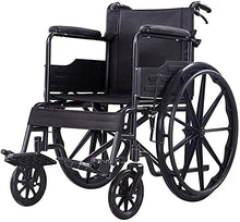 Sedie A Rotelle Leggere per Adulti - Forniture Mediche - Drive Medical Walker - Poggiagambe Sollevabili per Un Comfort Extra, Nero A
