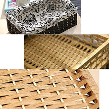 MAHFEI-Cestini Portaoggetti, Stile Country Cassettiera in Rattan Tessitura A Mano Comodino da Pavimento Armadio per Bambini Stabile E Durevole Organizza La Cassettiera