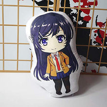 XKMY Anime Sakurajima Mai Peluche Giocattoli Scuola Sorella Bambola Cuscino Cosplay 40 * 28 cm per Regalo Cuscino