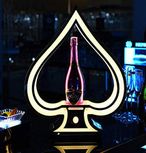 QQSBGD Logo Personalizzato glorificatore Visualizza VIP Service Asso di Spade Champagne Bottiglia Presenter for Night Club Lounge Bar KTV Festa di Nozze Portabottiglie (Shape Style : 03 Style)