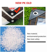 JX-PEP Chiaro Impermeabile Foglio Tarp incatramata, Impianto Trasparente incatramata con Occhielli, Foglio pianta del Fiore Antipioggia, 120G / m²,4 * 8m
