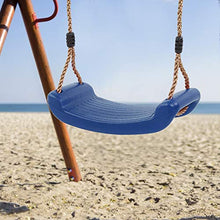OhhGo - Dondolo rigido per bambini, in PVC, per interni ed esterni, colore: Blu