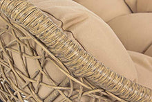Bizzotto Poltrona Sospesa Amirantes con Cuscini Naturale cod. 0661730