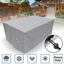 ALEOHALTER Copertura Protettiva per mobili da Giardino Anti UV Resistente Antipolvere per Esterni Protezione da Tavolo Impermeabile Resistente ai Graffi