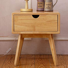 FEANG Nordico Comodino da Comodino in Legno Cabinetto ad Angolo Portatile ad Angolo Portatile con cassetti di stoccaggio e 4 Gambe per Camera da Letto