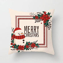 SHENSHI Federe Cuscini Divano 45X45,Semplice Motivo Natalizio Fodere per Cuscini, Ufficio Auto Soggiorno Divano Fodera per Cuscino Lombare, Decorazioni per La Casa Set di 4 Articoli, Pupazzo di Neve