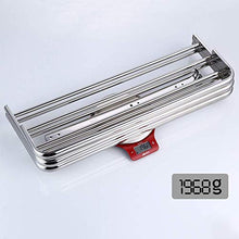 NHLBD Mensola da Bagno, mensola portaoggetti - 3 ° Piano Bagno Mensola Hanging Shelf Rettangolare Bagagli Mensola for Doccia in Camera con Portasciugamano partizione Hook Bagno