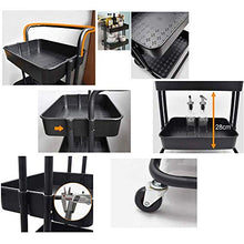 Chunjiao Carrello da Cucina Trolley Rimovibile Rack di stoccaggio in Ferro battuto Trolley Multistrato Forte capacità di Trasporto per Il Bagno Ufficio-Bianco_3 Strati Portabottiglie da Vino/portabi