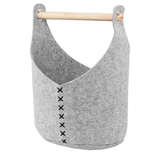 Beliani Cesto Grigio Chiaro Set di 3 SALUR