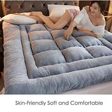 YOLL Materasso Tatami Giapponese Ispessimento Materasso Futon Pieghevole in Peluche, Materassi Letto futon Soggiorno Tappetino Yoga Tappetino Universale Quattro Stagioni Allevia Il Mal D