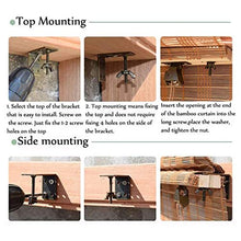 ZZZR Tende a Rullo in Legno Naturale, Protezione UV, Veranda Esterna per Esterni Gazebo pergolato Tende da Giardino per Veranda (Dimensioni: Varie Dimensioni)