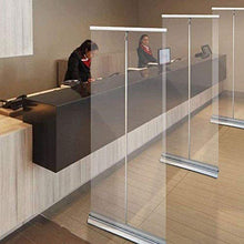 MSQL Schermo igienico Trasparente da 200 * 80 cm, Protezione Contro Lo starnuto per Schermo Banner in PVC Trasparente con Borsa da Trasporto, per Palestra, Salone, Parrucchiere