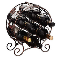 LHQ-HQ cremagliera del Vino Supporto del Vino 7 Bottiglie Free Standing controsoffitto Metallo Wine Rack da Tavolo Vino Bagagli titolari Stand