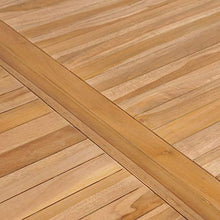 Montloxs Tavolo da Pranzo Pratico in Stile Moderno per Interni ed Esterni, Tavolo da Pranzo in Legno massello di Teak Color Naturale 150 x 90 x 77 cm (Lunghezza x Larghezza x Altezza)