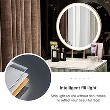 ZRN Tavolo da Trucco Tavolino Vinaty per Appartamento Piccolo, toeletta con Specchio Illuminato e Sgabello Elegance, scrivania da Trucco per Studenti, Ragazze e Donne