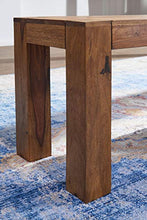 FineBuy Panca da Pranzo 120 cm Legno Massello Sheesham Stile Casa di Campagna | Sala da Pranzo a Panca Marrone | Panca da Cucina Panca da Tavolo da Pranzo