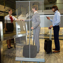 LHDQ 80 * 200cm Barriera parafiato in plexiglass Trasparente per Merce e pagamenti Ideale per farmacie, Negozi, edicole, uffici ed Imprese