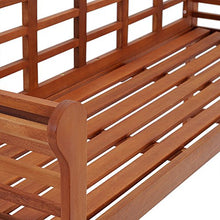 Deuba Panca da Giardino Marlboro 2 Posti Legno Eucalipto Certificato FSC Panchina Balcone Parco