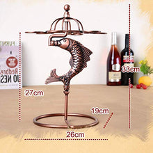 LHQ-HQ porta bicchiere di vino ripiano in vetro vino moda calice titolare appeso portabicchieri bicchiere di vino appeso europea cremagliera a testa in giù a casa scarico decorazione decorazione soggi