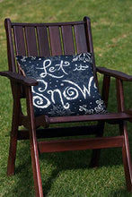 Toland Home Garden 761257 Let It Snow - Federa per cuscino per interni ed esterni, 40 x 40 cm, confezione da 2