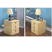 KANJJ-YU Legno Solido Comodino Semplice, autonomo Governo di immagazzinaggio, Locker, Multi-Funzione di Camera da Letto, Semplice Comodino Piccolo gabinetto con la Serratura