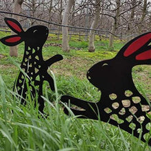 Decorazioni di Pasqua, pali da giardino di Pasqua Decorazione artistica da giardino a forma di coniglietto in acrilico Sagoma di animali Sagoma di coniglietto per prato Decorazione da giardino