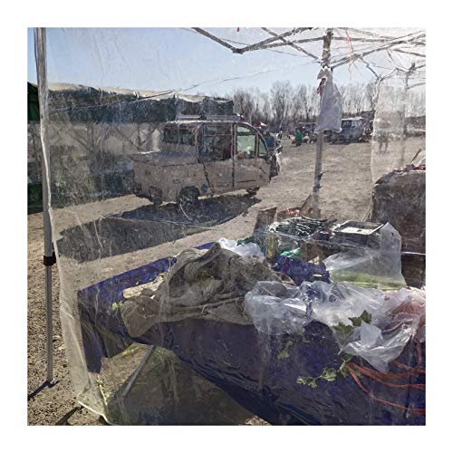 YJFENG Pannello Laterale della Tenda All'aperto, Trasparenza Paravento in Tela Cerata, A Prova di Vento A Prova di Polvere Tenda Divisoria, PVC da 0,3 Mm per Pergola Patio