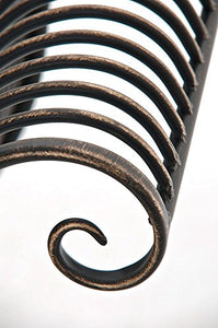 Panchina stile romantico Winnipeg ferro 156cm ~ colore bronzo