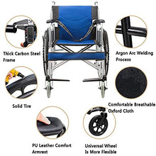 Sedia A Rotelle Semovente, Dispositivo di Mobilità Leggero per Utenti Anziani, Portatori di Handicap E Disabili, Sedia A Rotelle Portatile per L'Indipendenza A