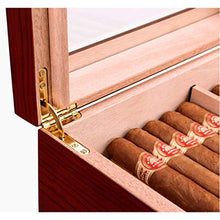 YUTRD ZCJUX Cedar Cigar Humidor - con igrometro e umidificatore Versatile Strong Seal Resistente all'Usura
